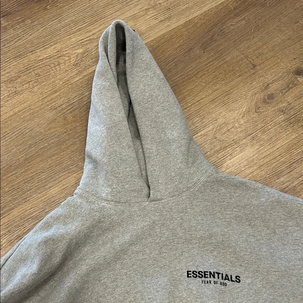 Fear of God Essentials Gray Hoodie - Picture 8 of 13